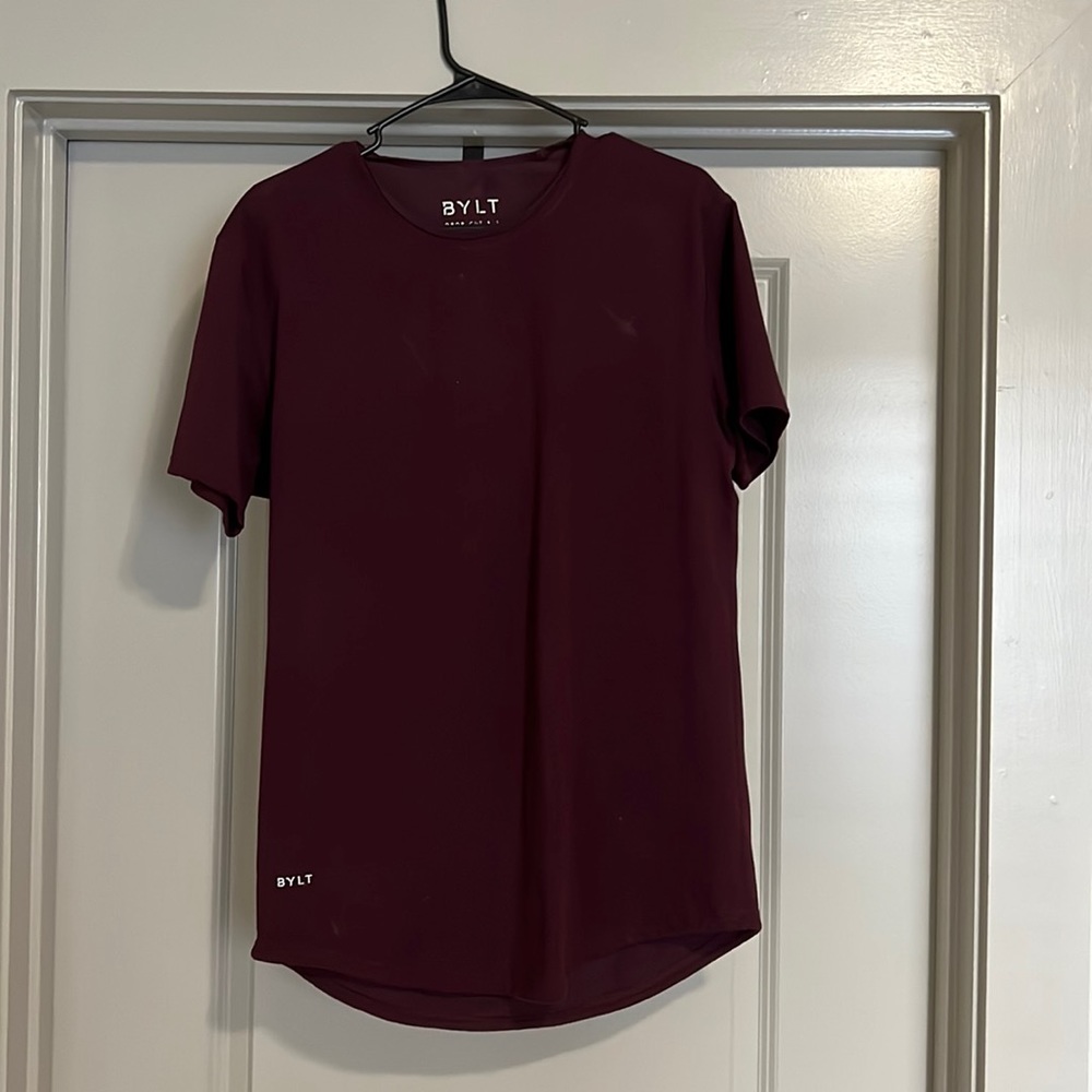 Maroon BYLT shirt